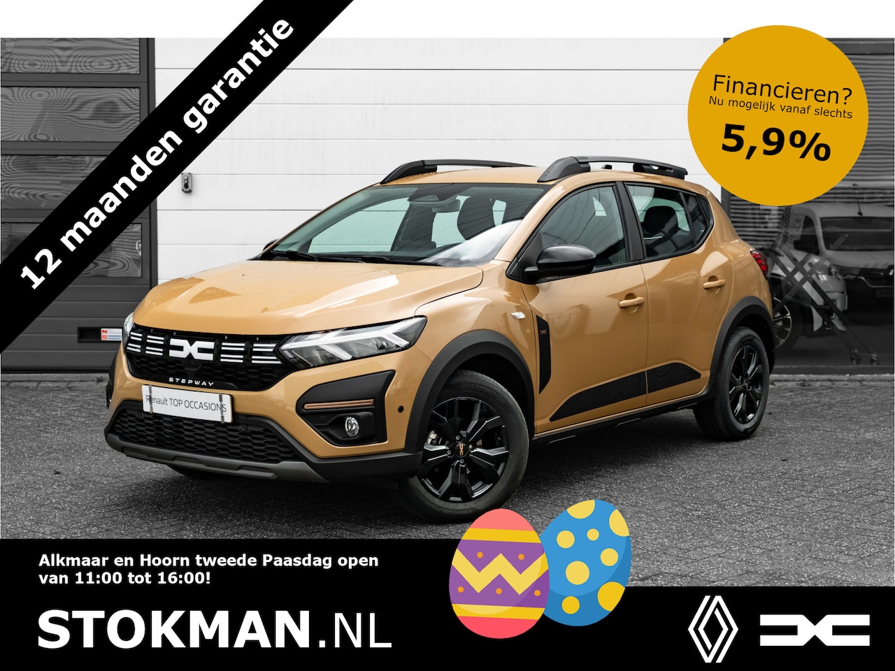Dacia Sandero Stepway - 1.0 TCe 100 ECO-G Extreme | Camera achter | NAVI | sensoren voor | LM Velgen | ECC | Apple - AutoWereld.nl