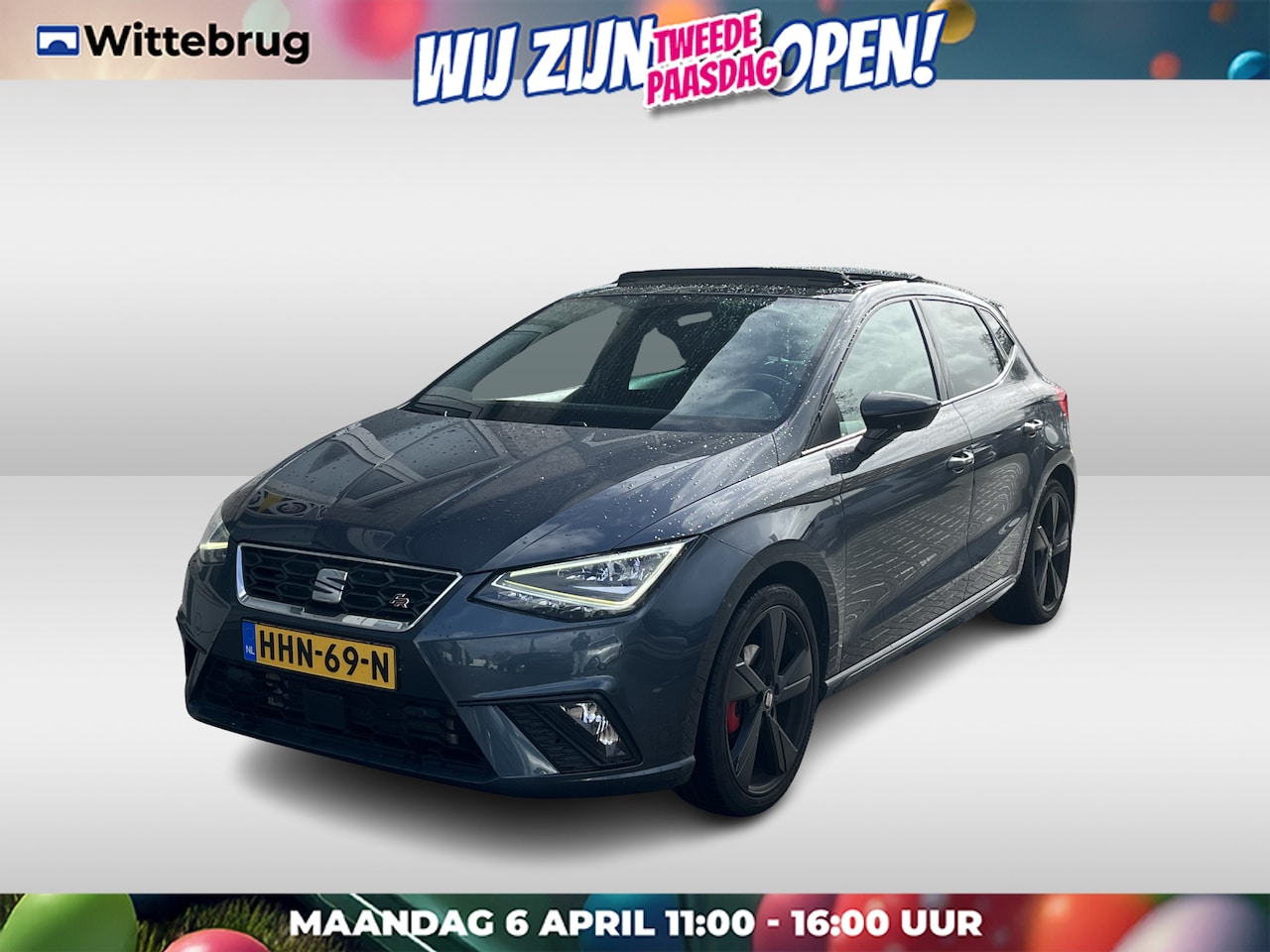 SEAT Ibiza - 1.0 TSI FR Business Intense / 116 PK/ PANO/ CAMERA/ DCC/ STOELVERWARMING/ CRUISE CONTROL/ - AutoWereld.nl