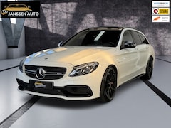Mercedes-Benz C-klasse Estate - AMG 63 S | 510PK | Pearl White | Dealer onderhouden | Pano | Ceramic | Burmester | Kuipsto