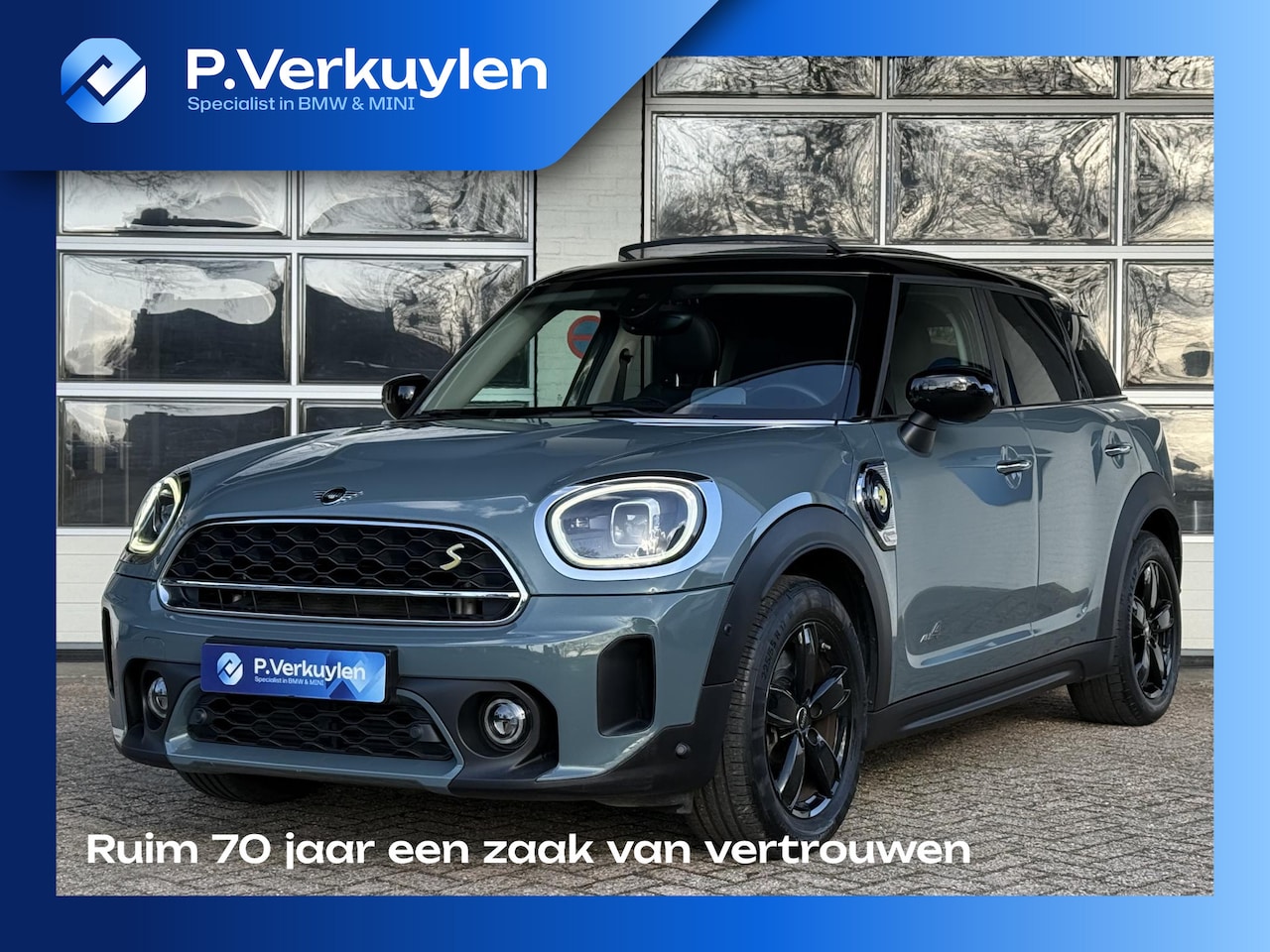 MINI Countryman - Mini 1.5 Cooper S E ALL4 ALL4 | PANORAMA | ADAPT. CRUISE CONTROL | CAMERA | ELEKTR. STOELE - AutoWereld.nl