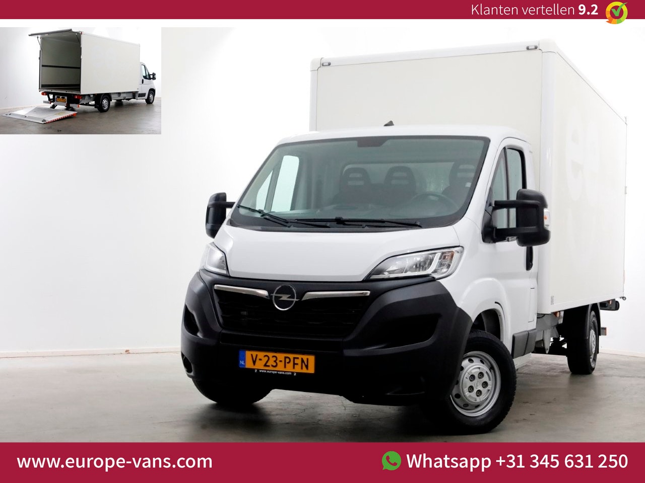 Opel Movano - 2.2D 140pk Bakwagen met laadklep 1.060kg laadvermogen 05-2022 - AutoWereld.nl