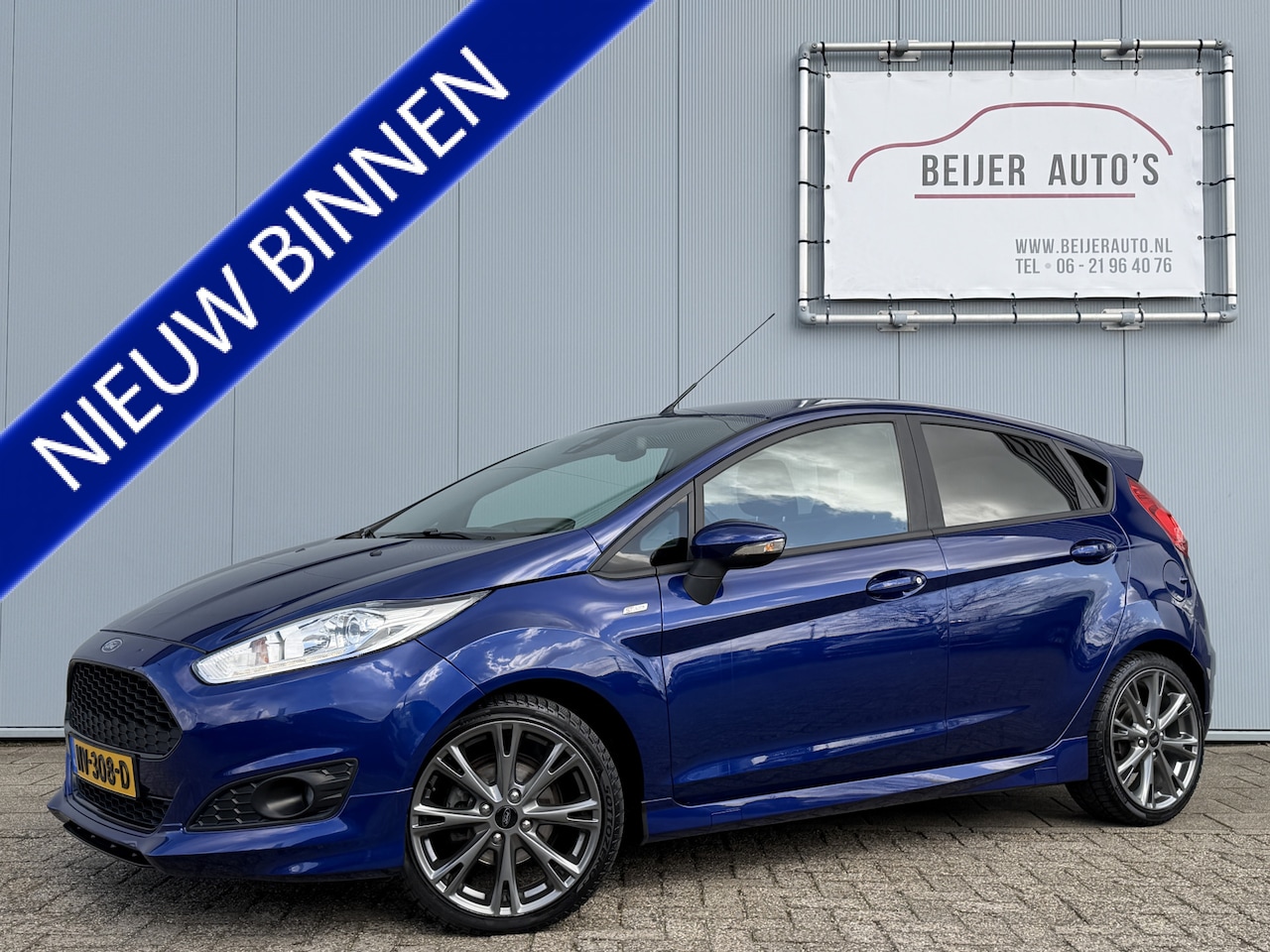 Ford Fiesta - 1.0 EcoBoost ST Line Navigatie/Camera/17inch. - AutoWereld.nl
