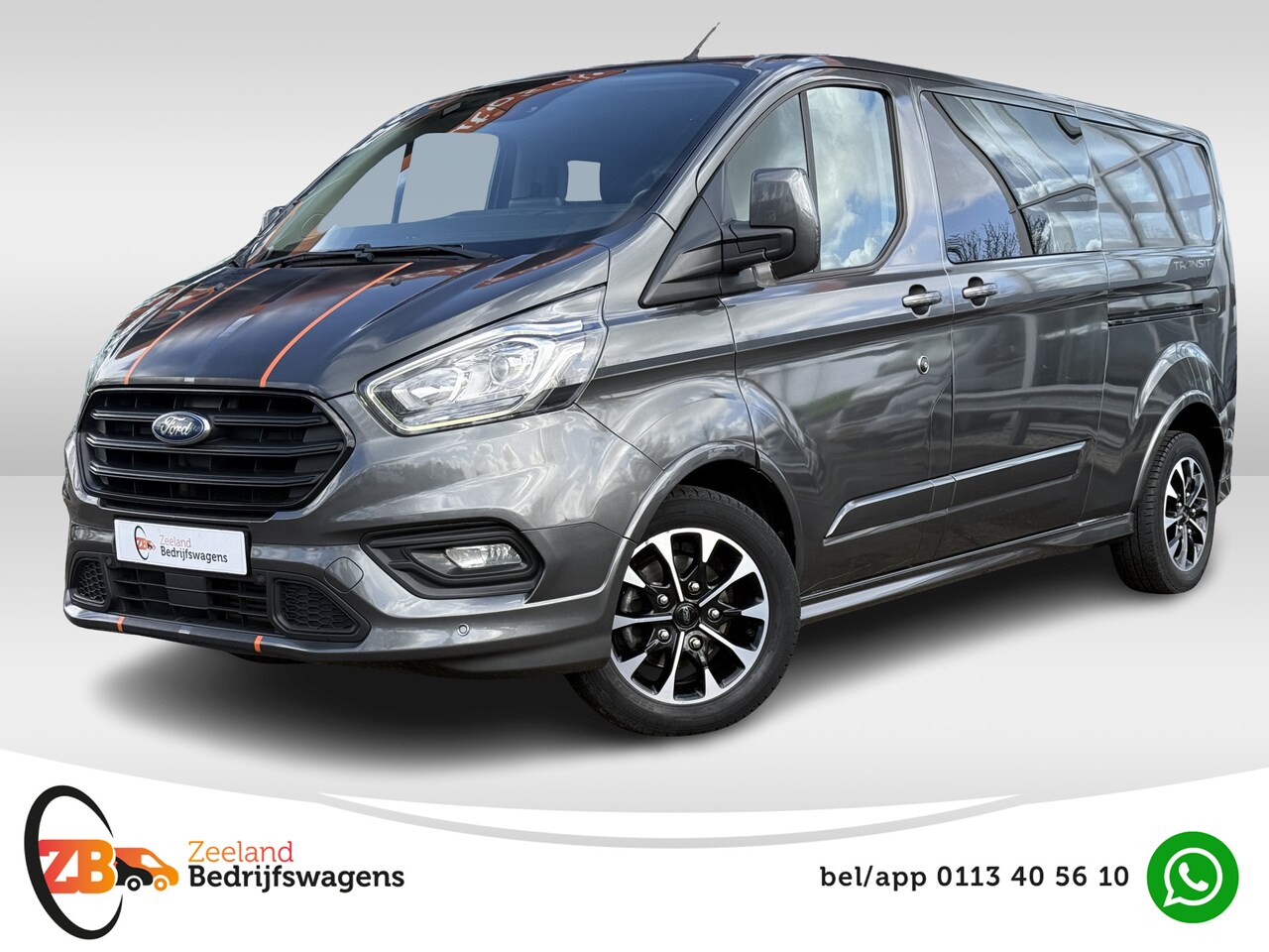 Ford Transit Custom - 290 2.0 TDCI L2H1 Sport DC | Vol opties | 2X Schuifd. | Trekhaak - AutoWereld.nl