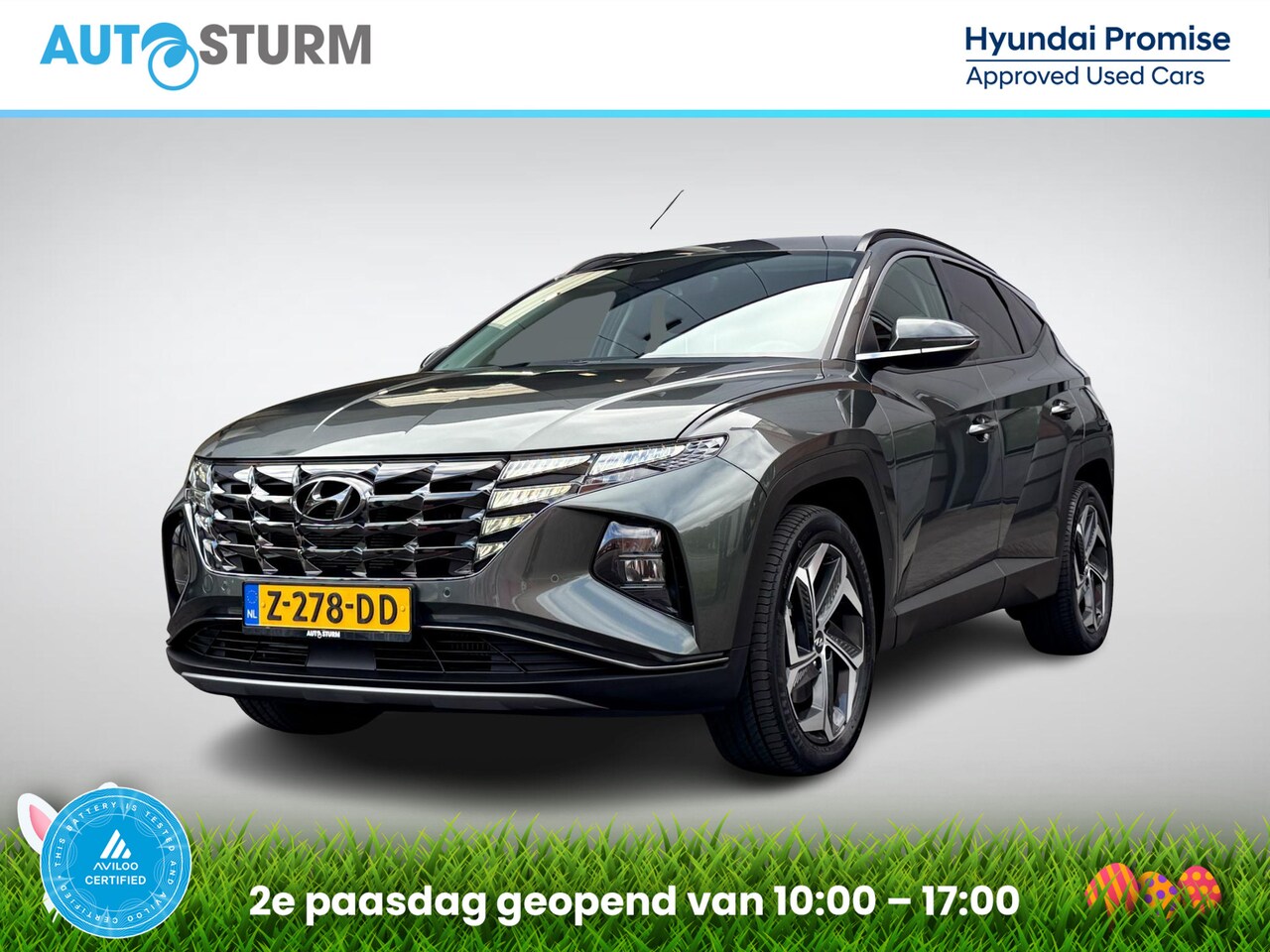 Hyundai Tucson - 1.6 T-GDI PHEV Comfort Smart 4WD SoH 99% NL-Auto, 1350kg Trekgewicht! | Navigatie | Camera - AutoWereld.nl