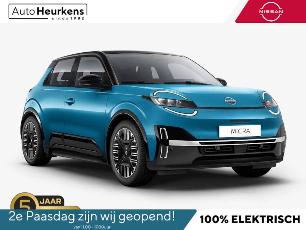 Nissan Micra - ADVANCE 52 kWh | TWO-TONE | WARMTEPOMP | 5 JAAR GARANTIE | UIT VOORRAAD LEVERBAAR | - AutoWereld.nl