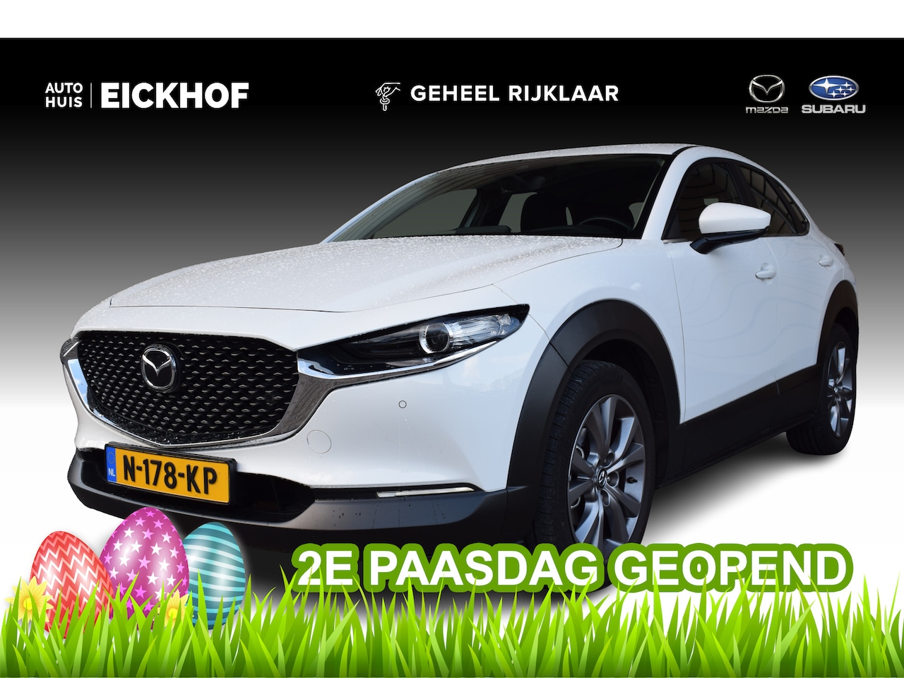 Mazda CX-30 - 2.0 e-SkyActiv-X M Hybrid Comfort - 18 inch - Afneembare trekhaak - 1e eigenaar - Dealer o - AutoWereld.nl