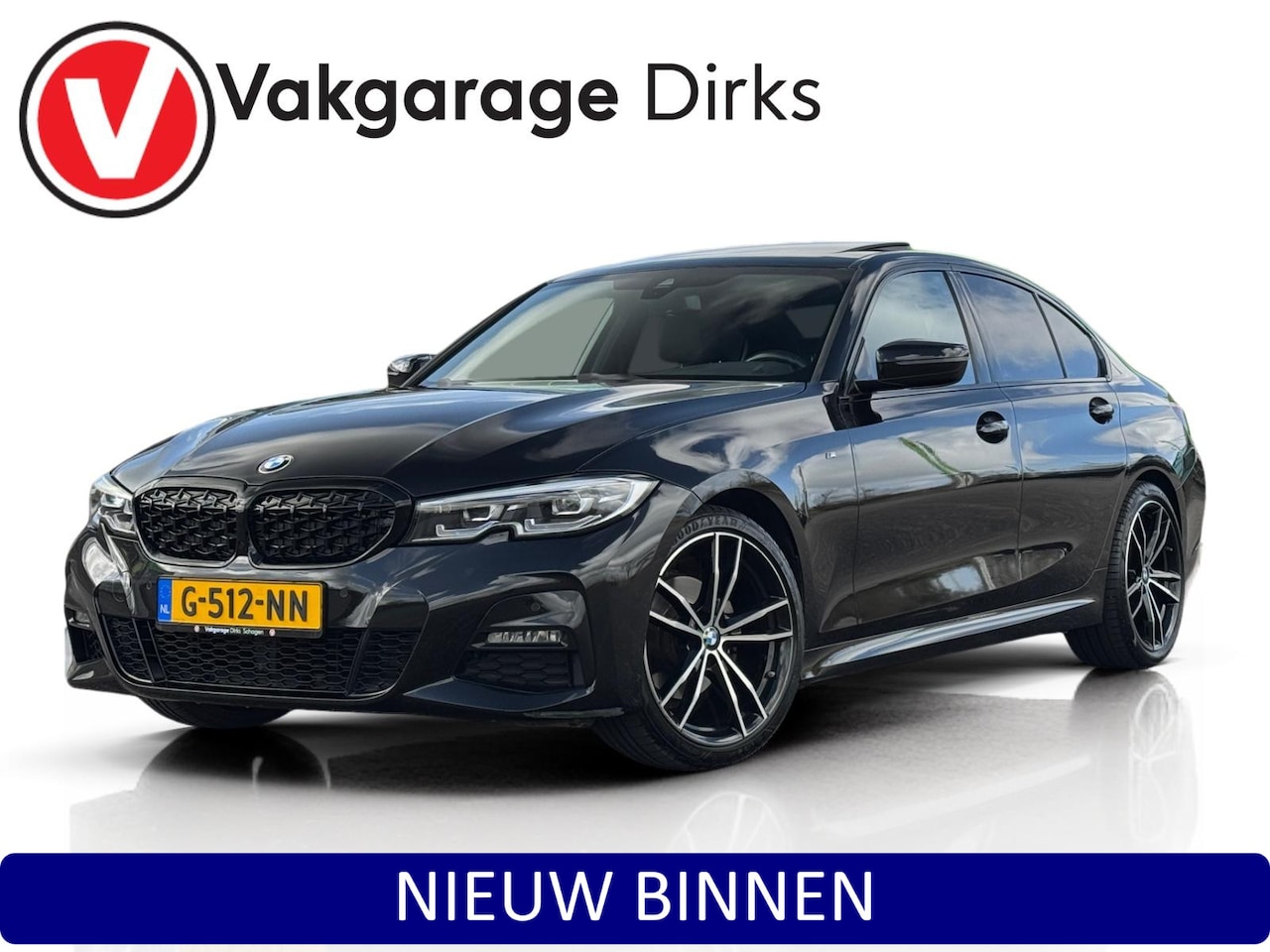 BMW 3-serie - 320i Aut8 M-sport ✅ Schuifdak ✅ H/K ✅ Leder - AutoWereld.nl