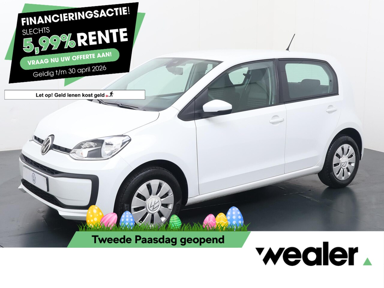 Volkswagen Up! - 1.0 | 65 PK | DAB radio | Airco | Bluetooth | - AutoWereld.nl