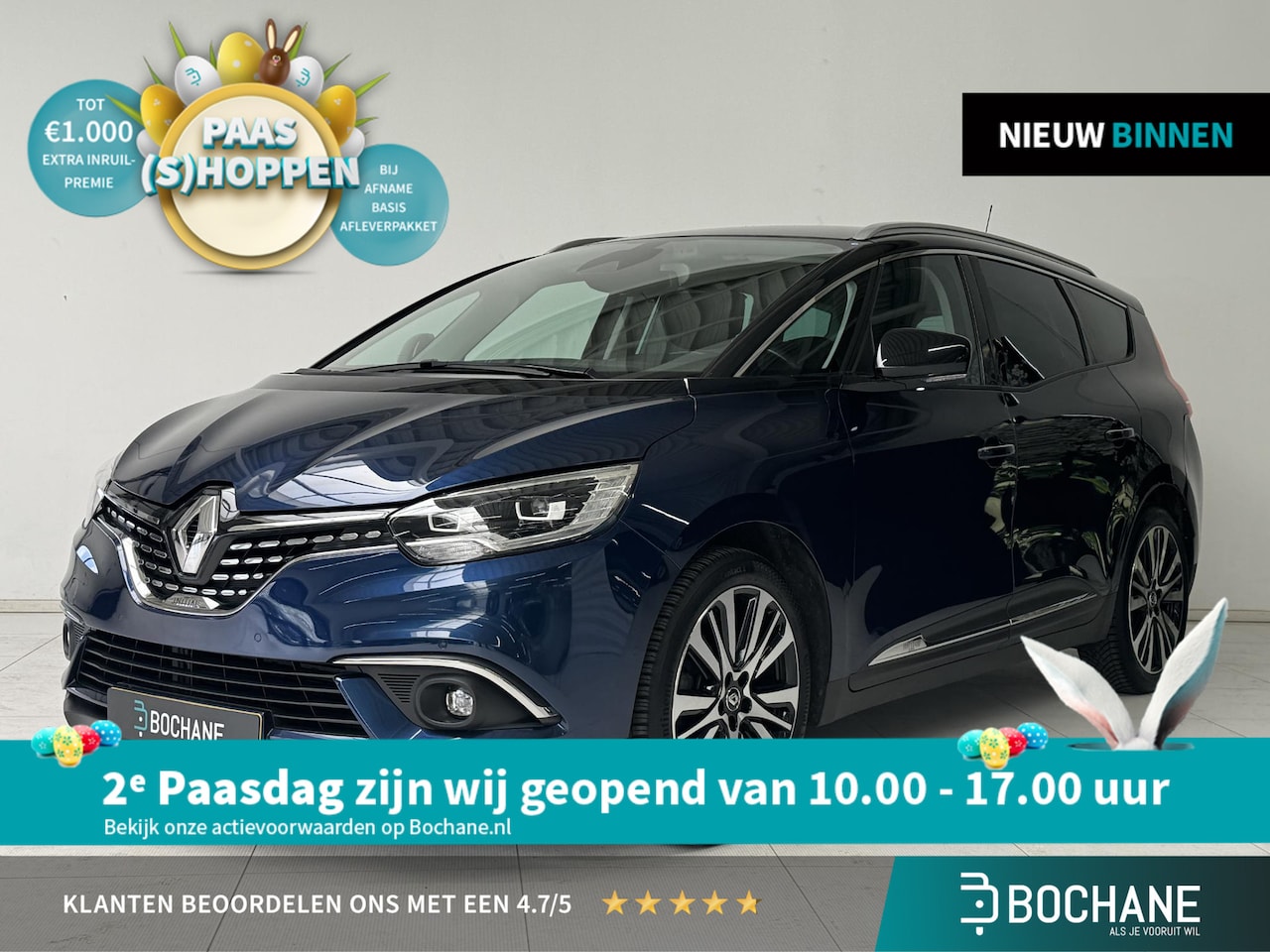 Renault Grand Scénic - 1.3 TCe Initiale Paris 7p. | Trekhaak | Panoramadak | Stoelverwarming | Adaptive Cruise Co - AutoWereld.nl