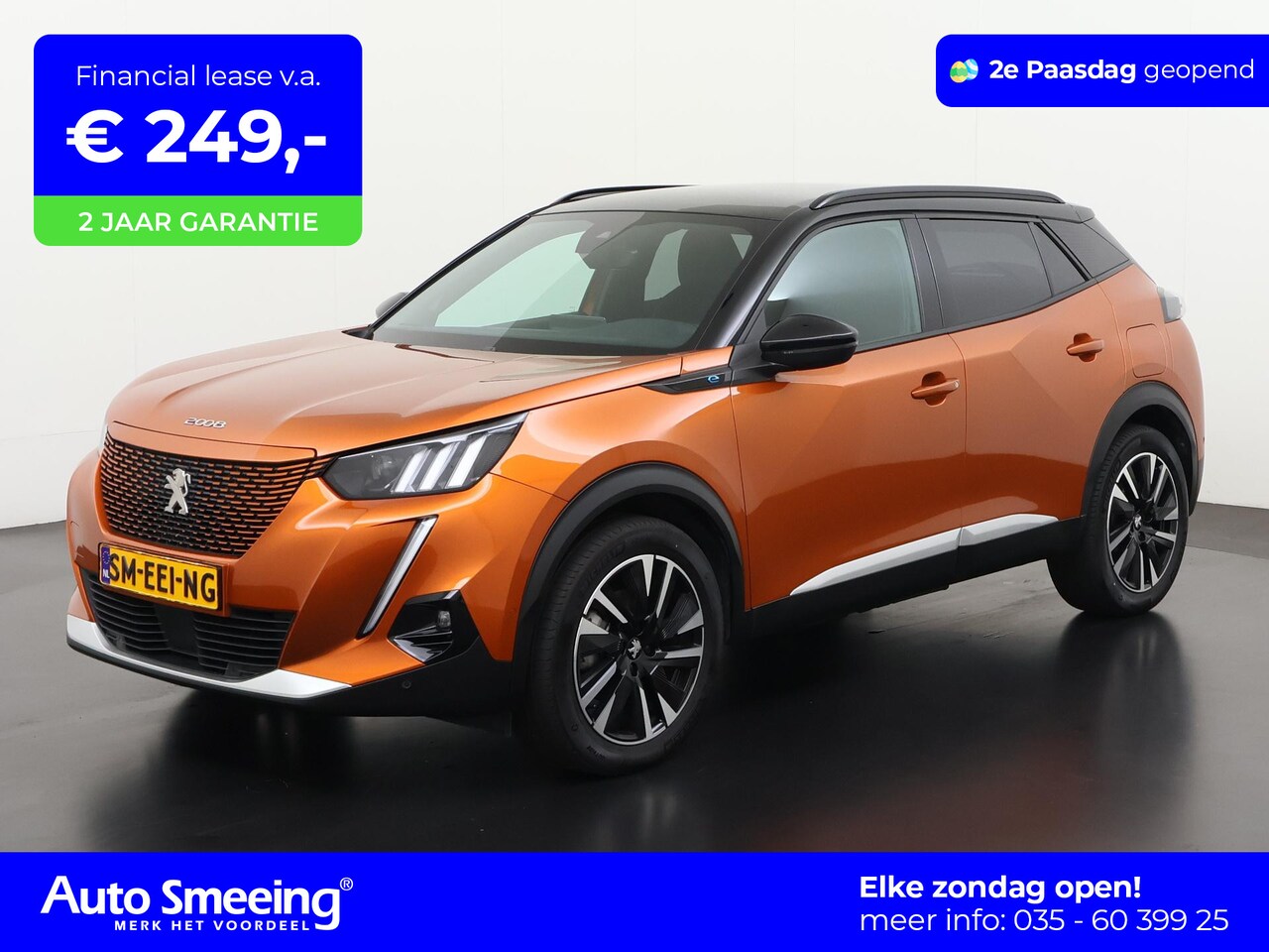 Peugeot e-2008 - EV GT Pack 50 kWh 3 fase | SOH 91% | Leder/alcantara | Camera | Blind spot | Zondag Open! - AutoWereld.nl