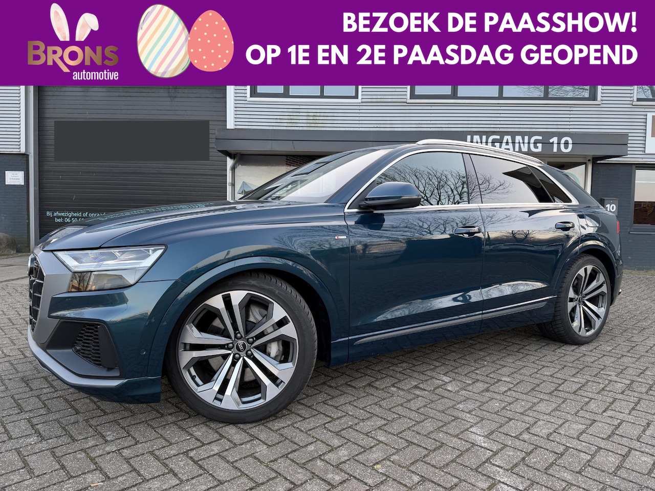 Audi Q8 - 55 TFSI e quattro Pro Line S-Line interieur l Luchtvering l Trekhaak l winter en zomerset - AutoWereld.nl