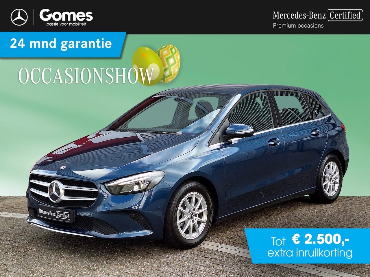 Mercedes-Benz B-klasse - 180 Advantage | Automaat | Trekhaak | Achteruitrijcamera | Spoorassistent | LED verlichtin - AutoWereld.nl