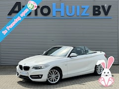 BMW 2-serie Cabrio - 218i Executive Sport Line Leer Navigatie PDC Xenon Climate Control Stuurverwarming Stoelve