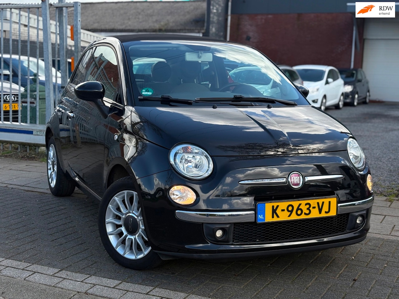 Fiat 500 C - 1.2 Lounge | Airco | Half Leder | 16” LMV | - AutoWereld.nl