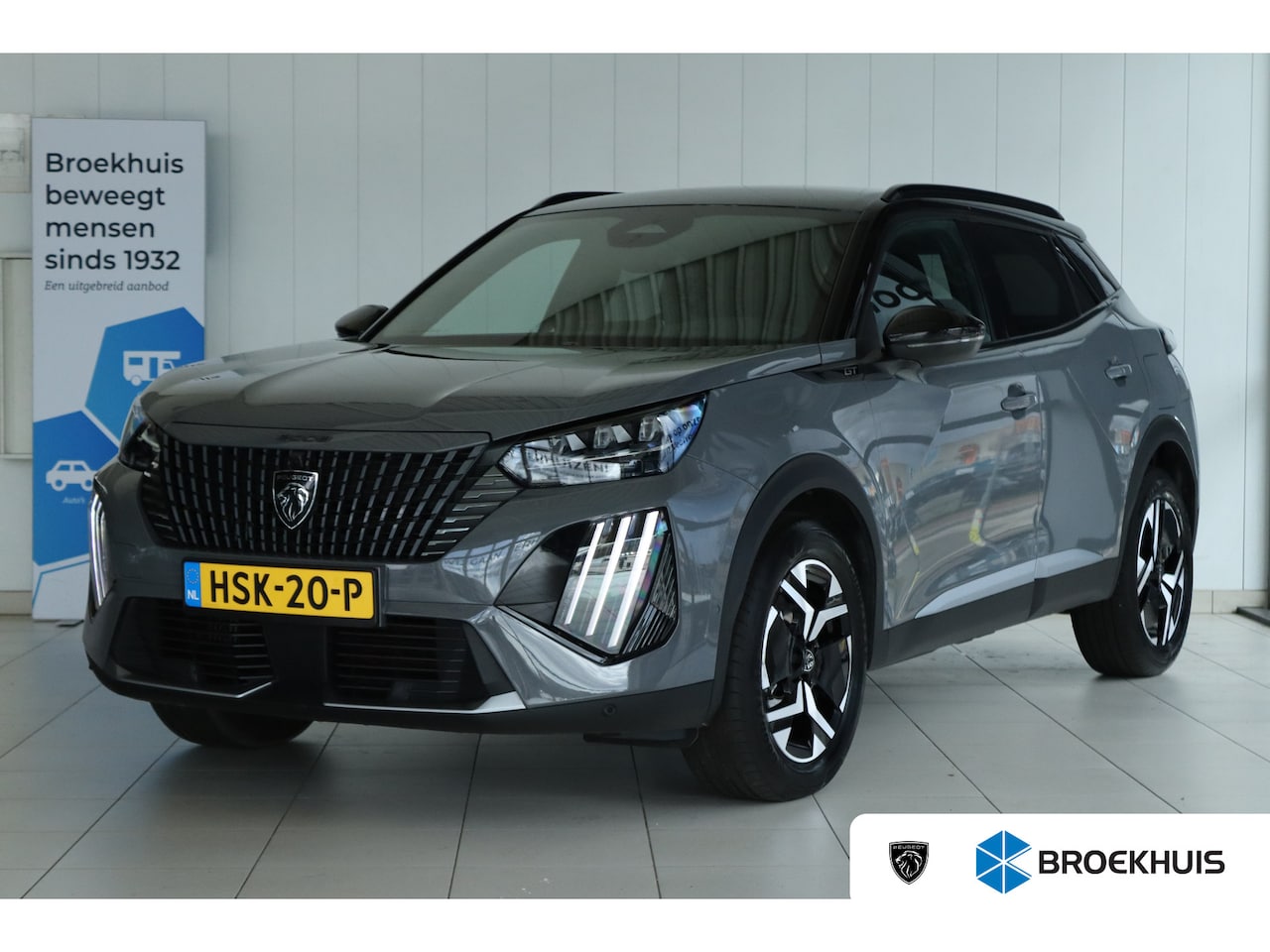 Peugeot 2008 - 1.2 Hybrid 145 GT | Adapt. Cruise | Stoelverwarming | 360 Camera | Massage | Navi | Keyles - AutoWereld.nl