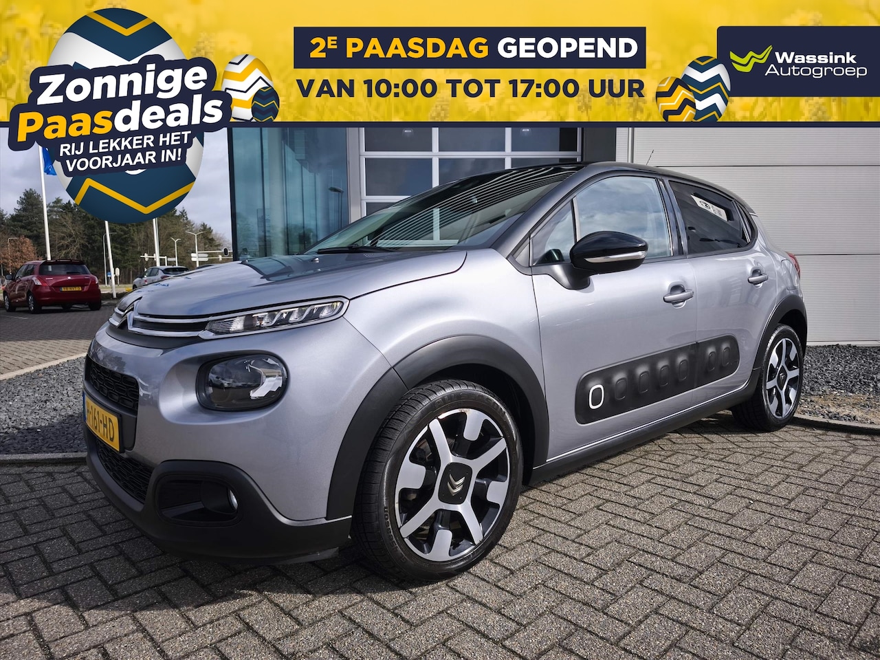 Citroën C3 - 1.2 PureTech 82pk Shine | Camera | Navigatie | 17 inch | Carplay | All season - AutoWereld.nl