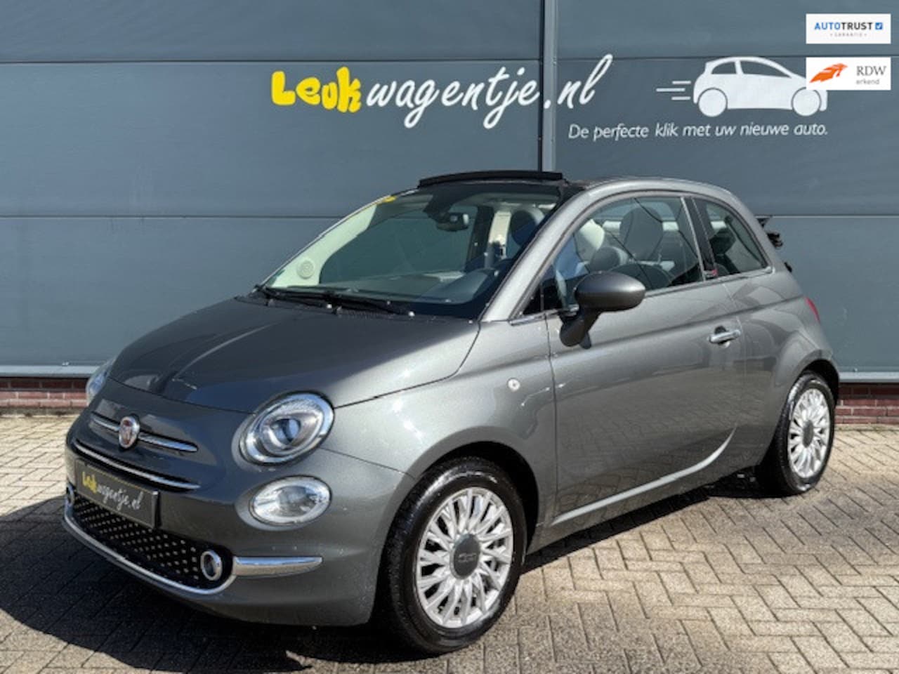 Fiat 500 C - 0.9 TwinAir Turbo Lounge Cabrio *climate *lichtm. - AutoWereld.nl