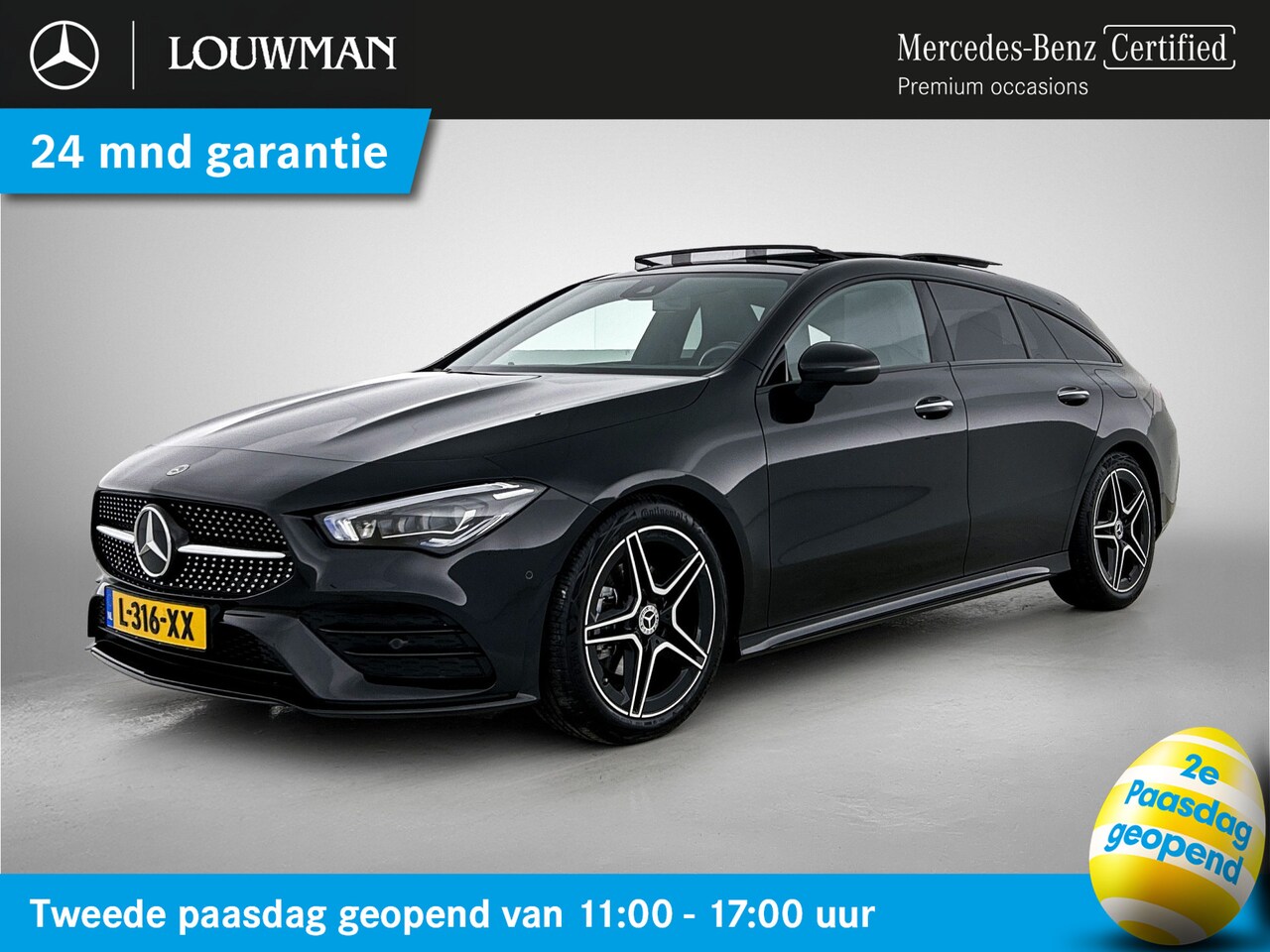 Mercedes-Benz CLA-klasse Shooting Brake - 180 AMG line | Night Pakket | Panorama Schuif-Kanteldak | Trekhaak | Memory Voorstoelen | - AutoWereld.nl