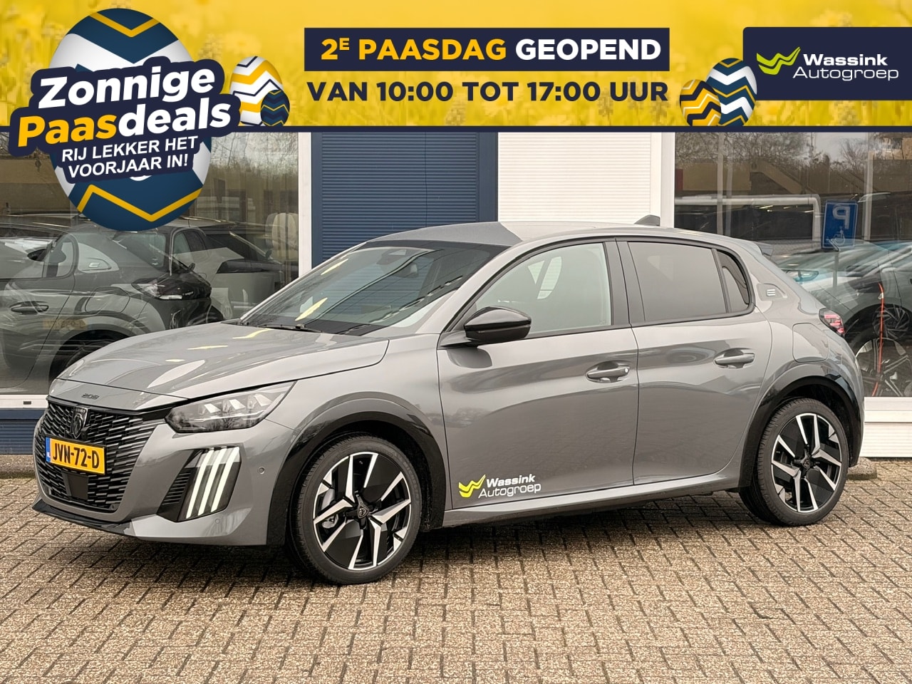 Peugeot e-208 - EV 51kWh 156pk GT Avantage | Stoelverwarming | Climate Control | Navigatie | Bluetooth | A - AutoWereld.nl