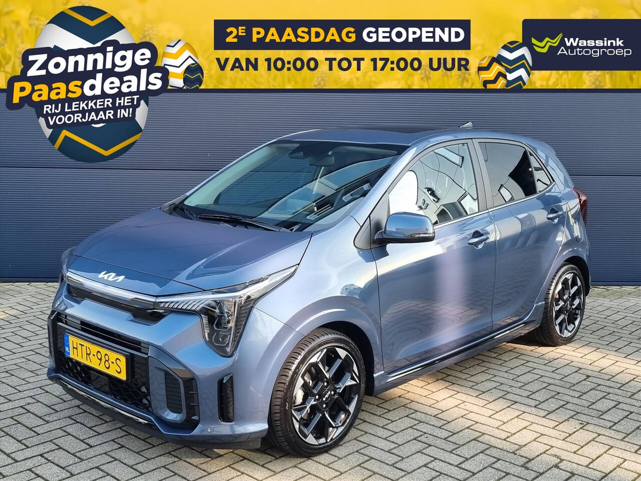 Kia Picanto - 1.0 DPi 63pk GT-Line Automaat | Climate Control | Stoel-/Stuurverwarming | Camera | Schuif - AutoWereld.nl