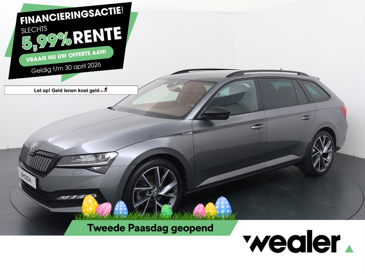 Skoda Superb Combi - 1.4 TSI iV Sportline Business | 218 PK | SoH 100% | Matrix LED koplampen | Adaptive cruise - AutoWereld.nl