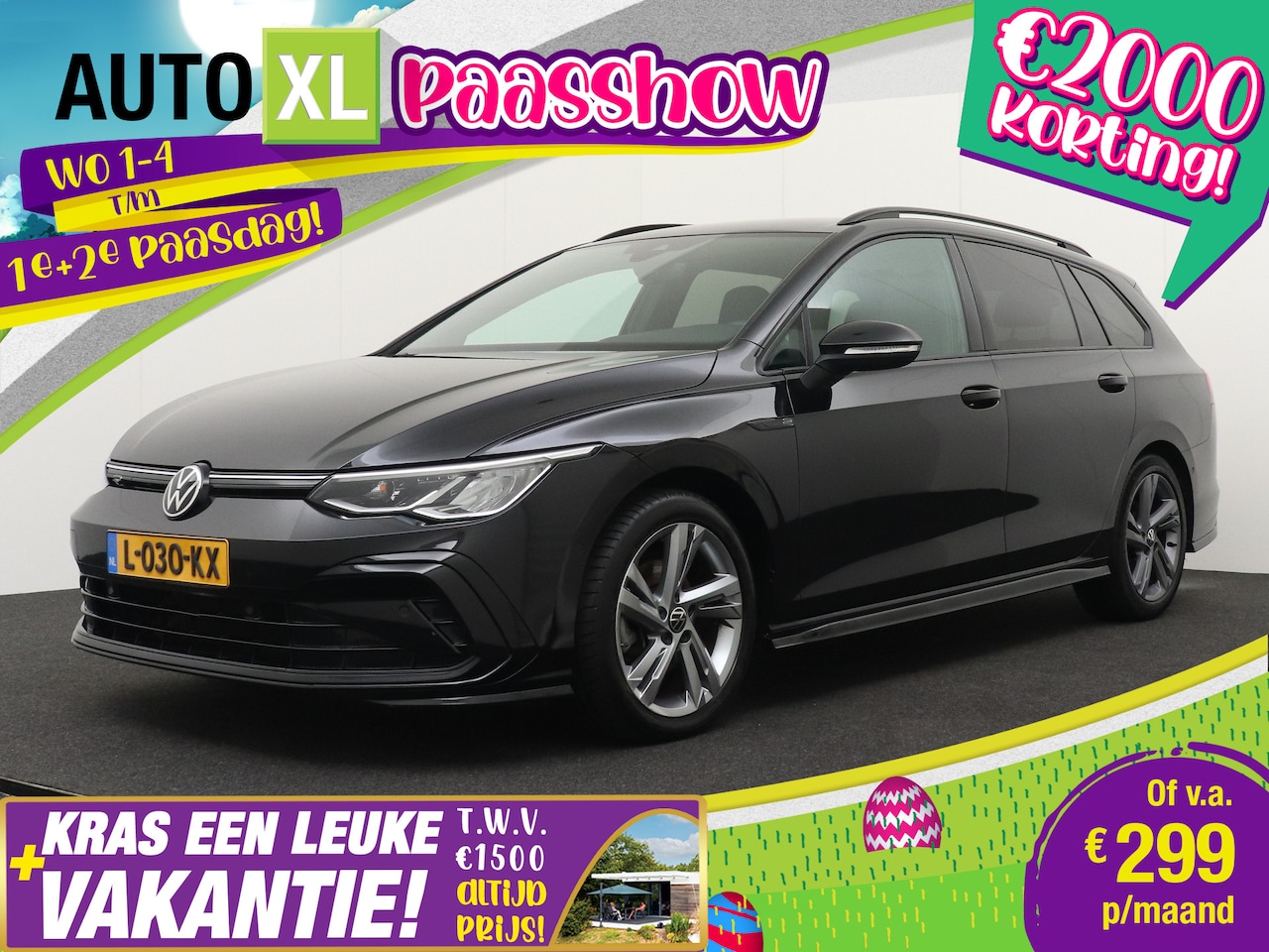 Volkswagen Golf Variant - 1.5 131 PK Aut. R-Line Trekhaak R-Sportstoelen Ad.Cruise - AutoWereld.nl