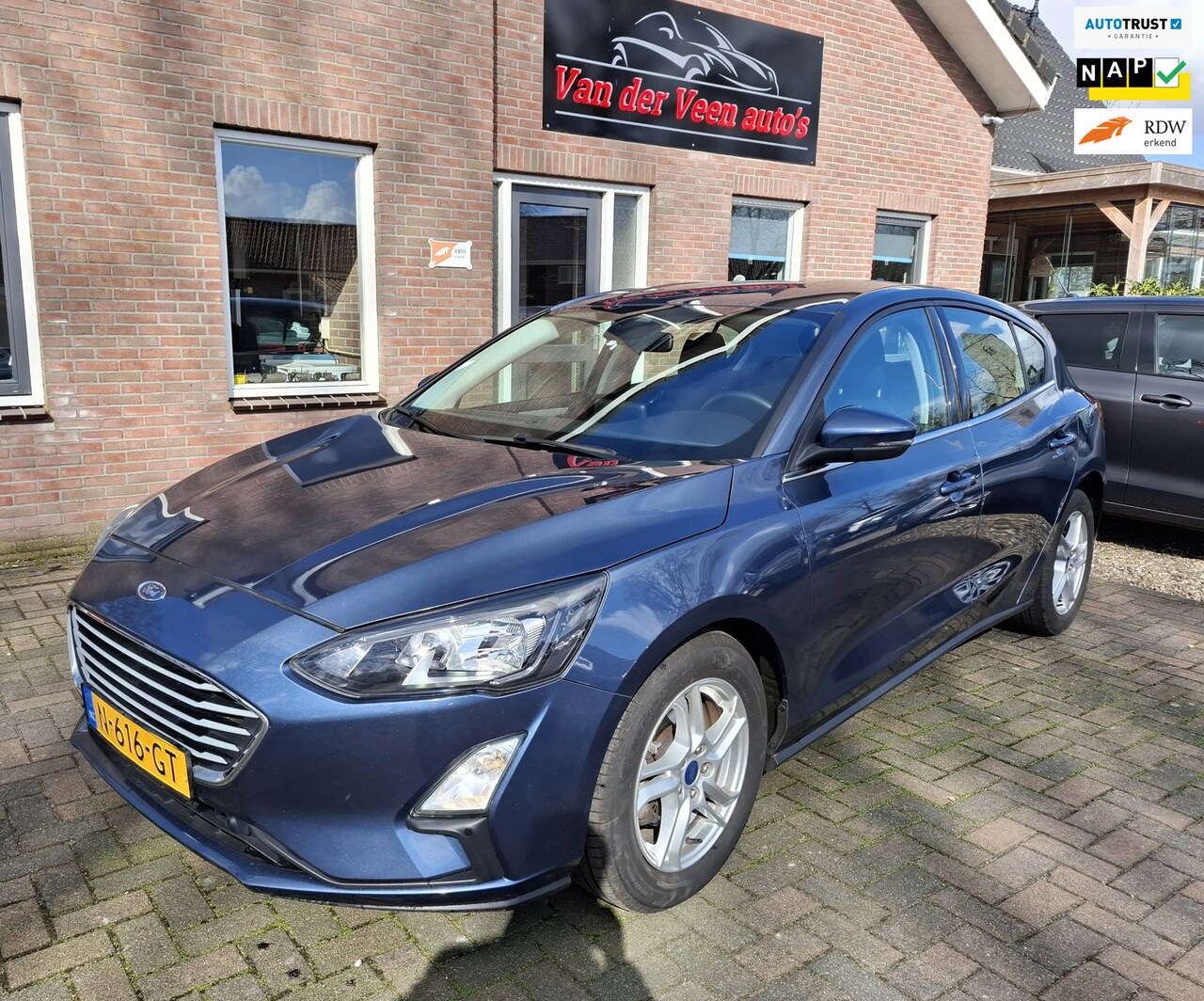Ford Focus - 1.0 EcoBoost Hybrid Trend Edition Business. LED, navi, cruise, carplay, camera, pdc, etc. - AutoWereld.nl