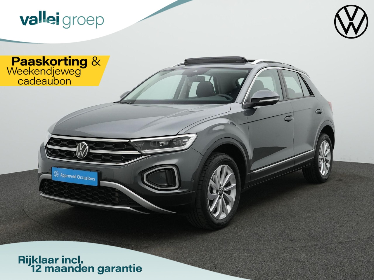 Volkswagen T-Roc - 1.5 TSI 150 pk DSG Style | Panoramadak | Stuur-/stoelverwarming | Achteruitrijcamera | Ada - AutoWereld.nl