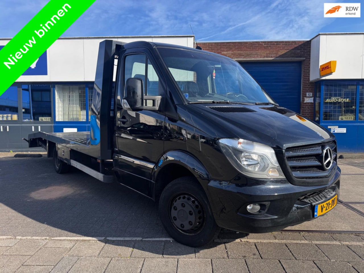 Mercedes-Benz Sprinter - 519 3.0 Euro6 Airco Tijhof Oprijwagen! Nwe Motor! Autoambulance! - AutoWereld.nl