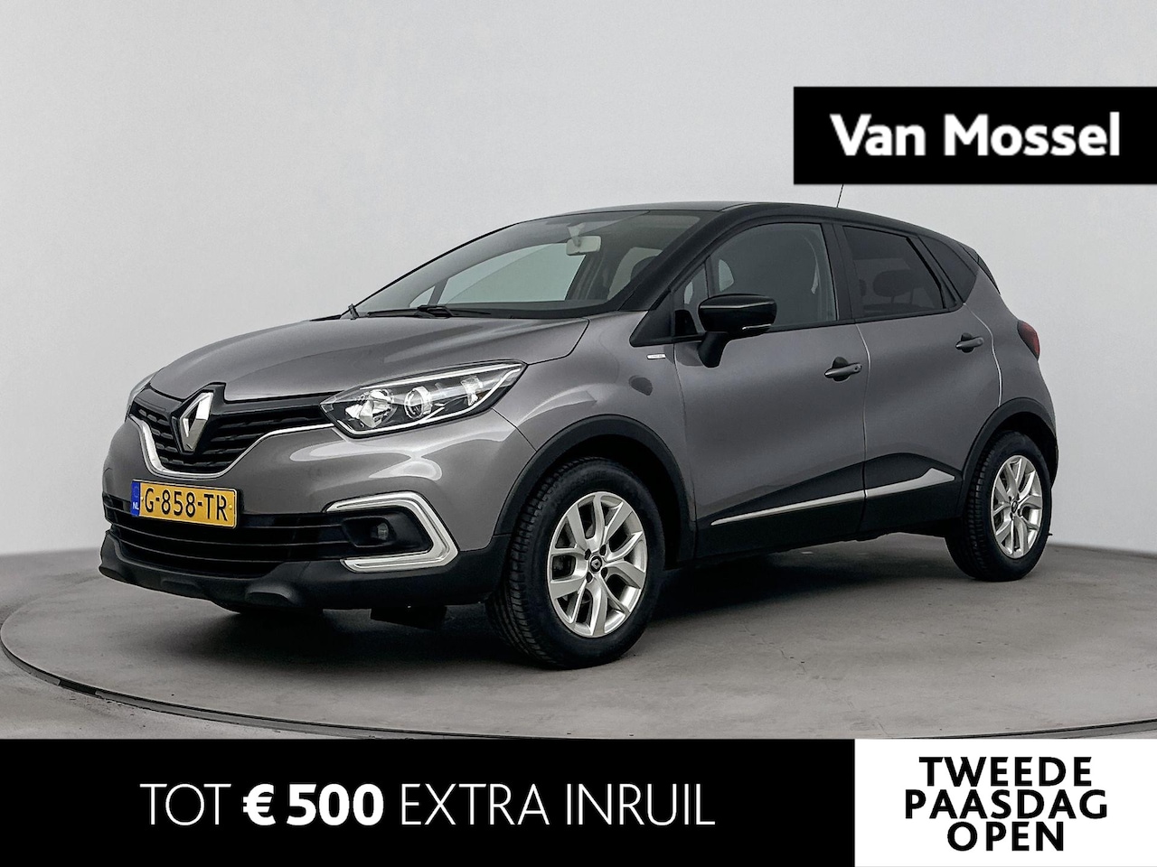 Renault Captur - 0.9 TCe Limited 90PK | Navigatie | Cruise Control | Parkeersensoren | Lichtmetalen Velgen - AutoWereld.nl