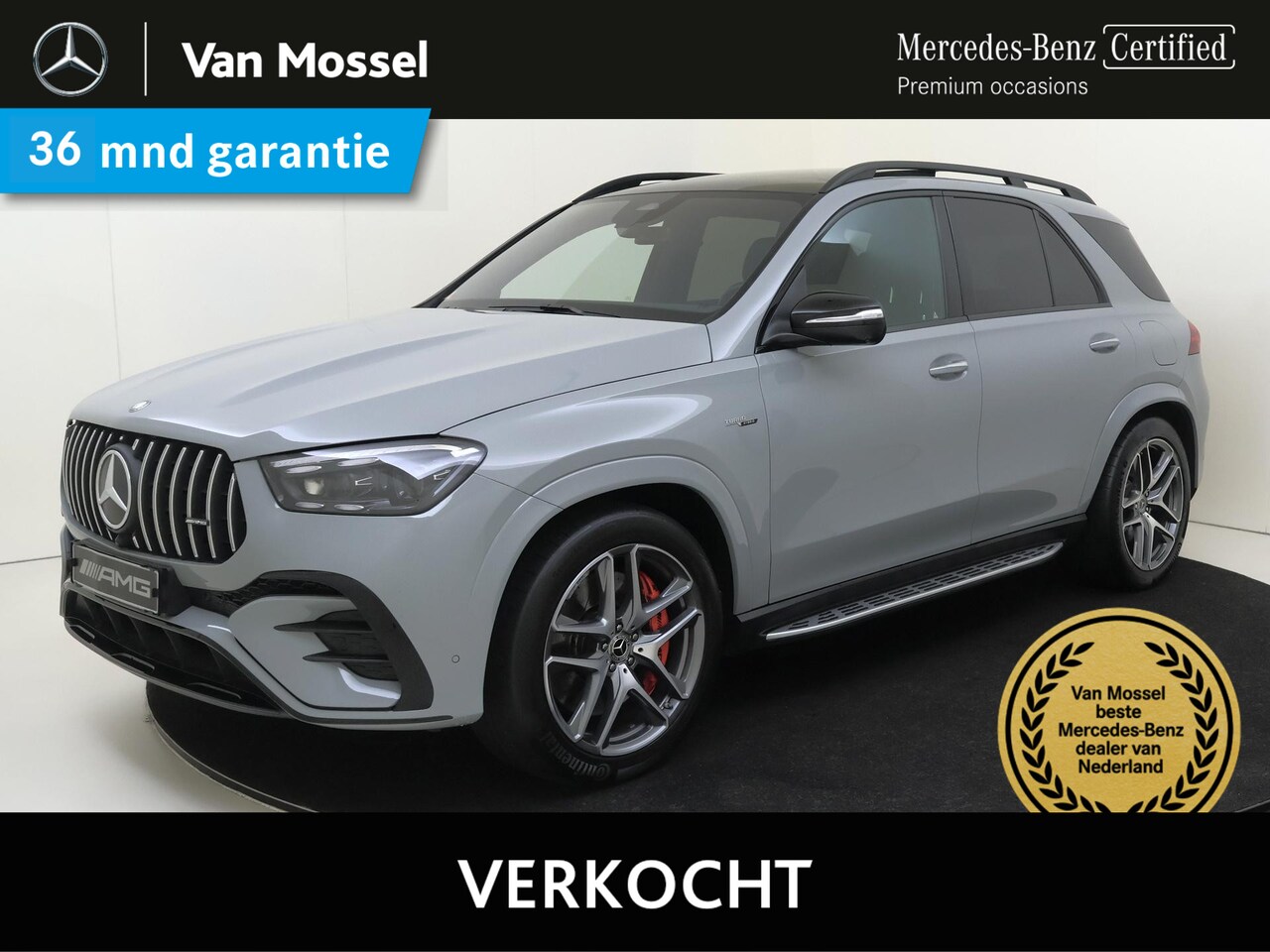 Mercedes-Benz AMG GLE - 53 Hybrid 4MATIC+ / Premium/ Panoramadak/ Rijassistentiepakket/ El. Trekhaak/ Winter Pack/ - AutoWereld.nl