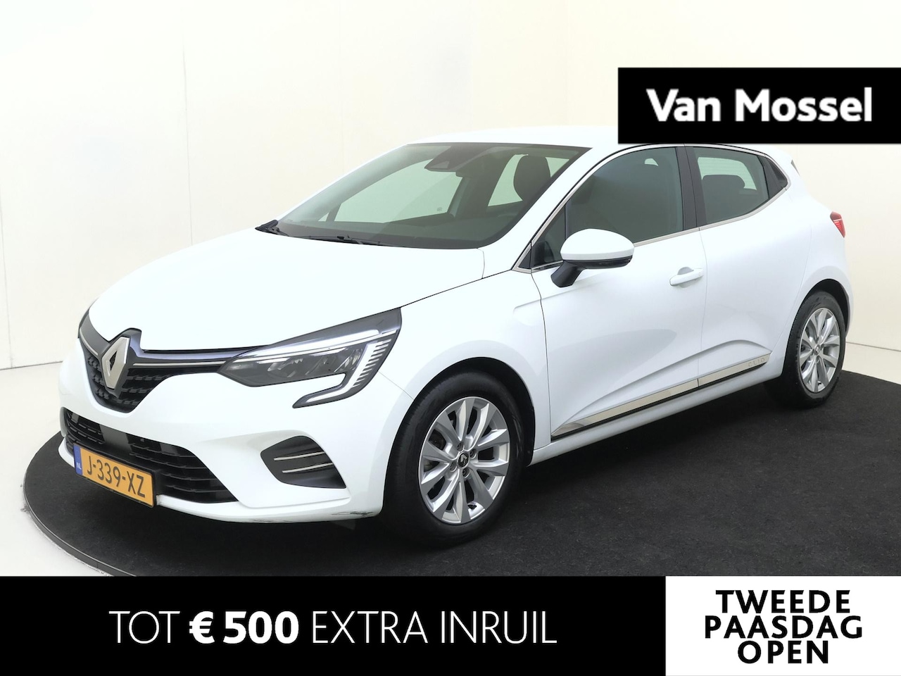 Renault Clio - 1.0 TCe 100 PK Intens Airco | Navigatie | Parkeersensoren Achter | Android Auto | Apple Ca - AutoWereld.nl