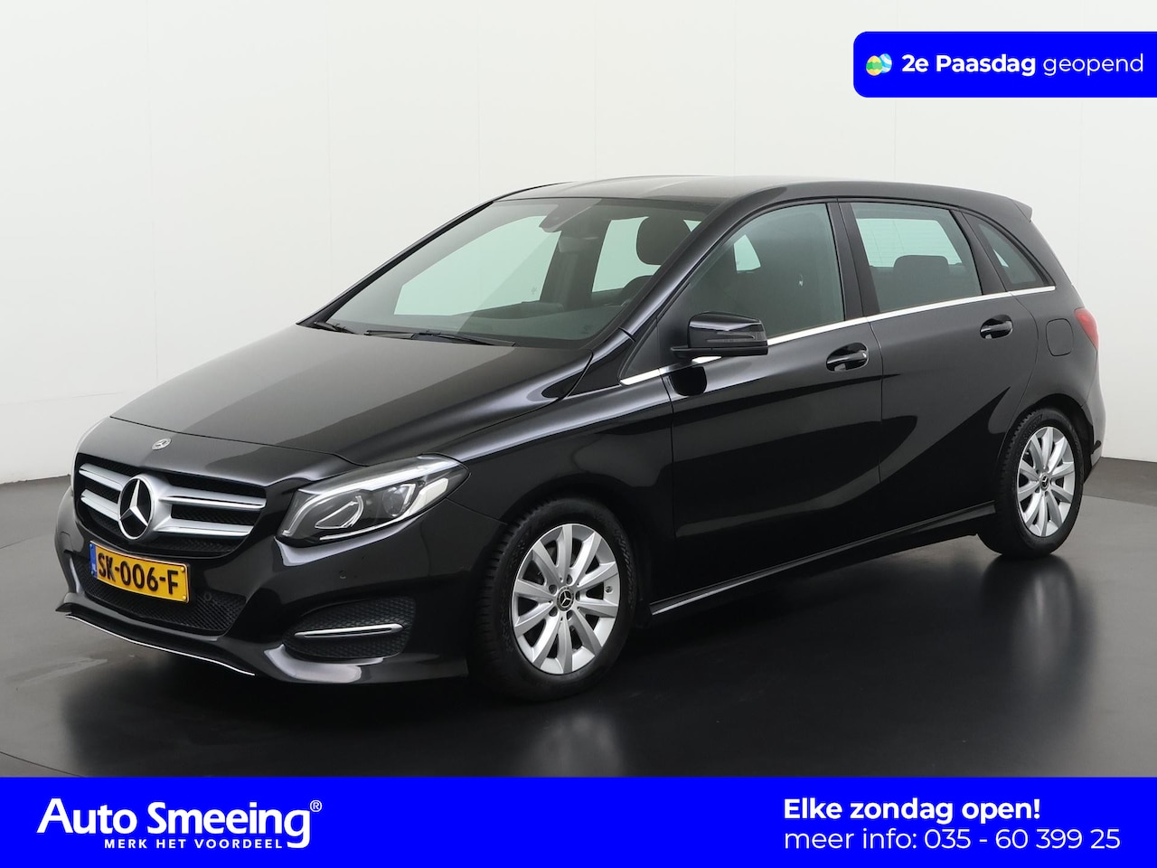 Mercedes-Benz B-klasse - 180 Business Solution Automaat | Trekhaak | Camera | Stoelverwarming | Navigatie | Zondag - AutoWereld.nl