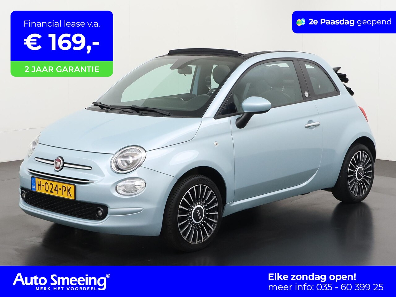 Fiat 500 C - 1.0 Hybrid Launch Edition | Navigatie | Digital Cockpit |  Apple/Android Carplay | Parkeer - AutoWereld.nl