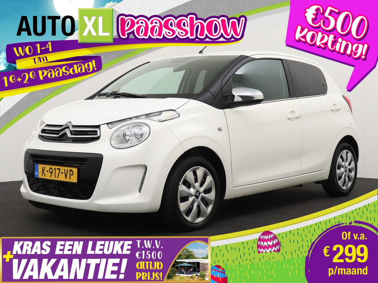 Citroën C1 - 1.0 VTi Feel Airco Bluetooth Elek Ramen - AutoWereld.nl