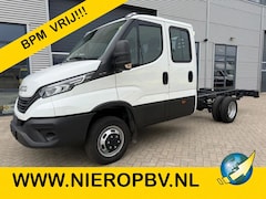 Iveco Daily - 35C18 Chassis Dubbelcabine Airco Cruisecontrol Trekhaak BPM VRIJ 5X OP VOORRAAD