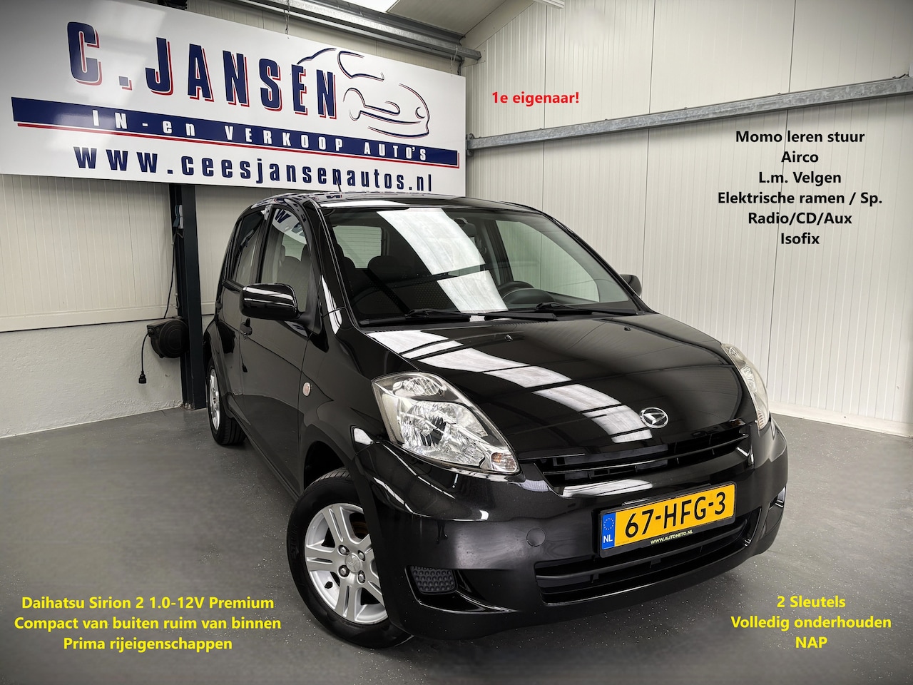 Daihatsu Sirion 2 - 1.0-12V Premium Goede auto! | 14'' Lichtmetalen velgen | AUX aansluiting | Airco - AutoWereld.nl