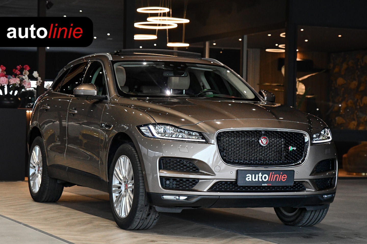 Jaguar F-Pace - 3.0 S AWD 30d. R-Dynamic, Pano, 360, HUD, Alcantara hemel, Leder, Sfeer, Meridian, Memory, - AutoWereld.nl