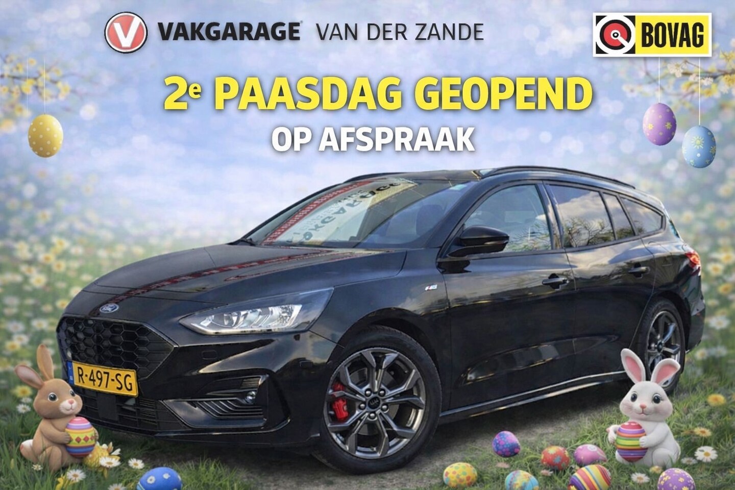 Ford Focus Wagon - 1.0 EcoBoost Hybrid ST Line 1.0 EcoBoost Hybrid ST Line, NW Model, Camera, Cruise, NL/NAP! - AutoWereld.nl