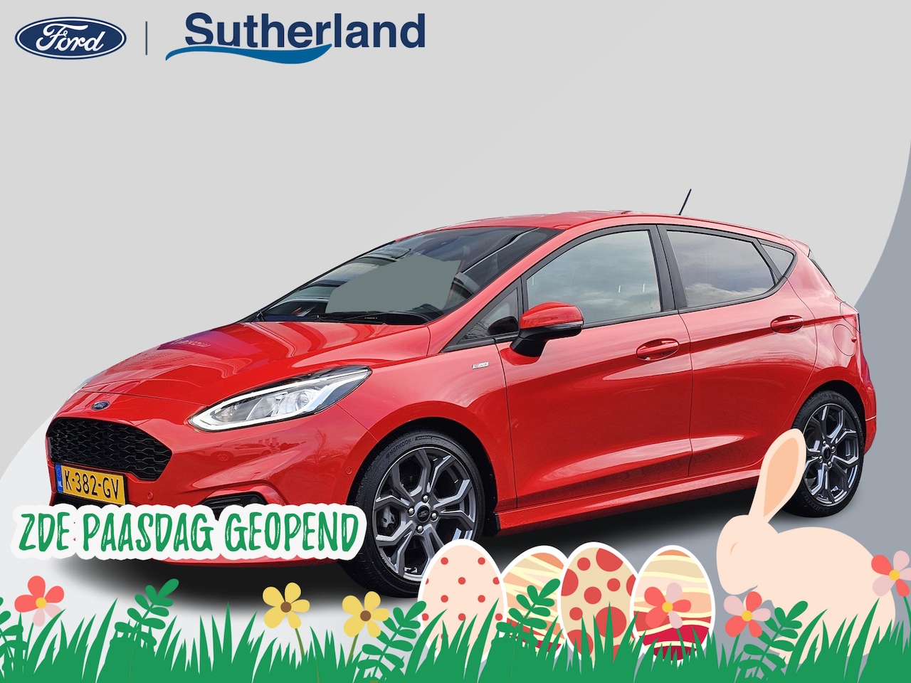 Ford Fiesta - 1.0 EcoBoost Hybrid ST-Line X B&O geluid | Cruise control | Navigatie | Draadloos laden | - AutoWereld.nl