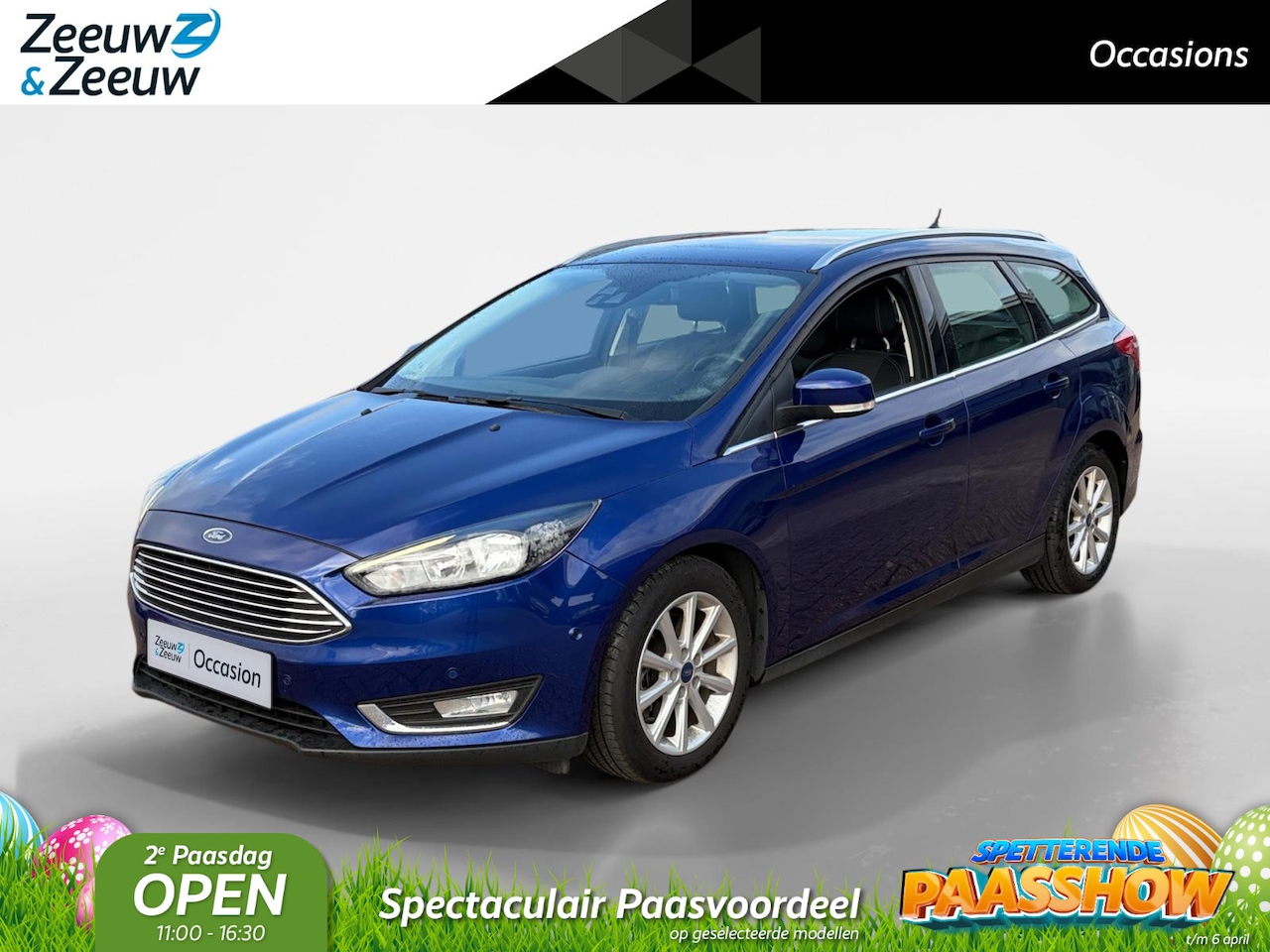 Ford Focus Wagon - 1.5 Titanium *Automaat*Navi+Camera*Climate*Parc Assist*LM.Velgen*Trekhaak*ETC.. - AutoWereld.nl