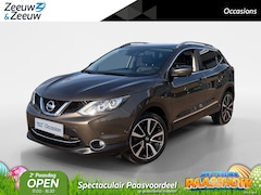 Nissan Qashqai - 1.2 Tekna *Navi+360Camera*Climate Control*Winter Pack*Lederen bekleding*Panoramadak*Trekha