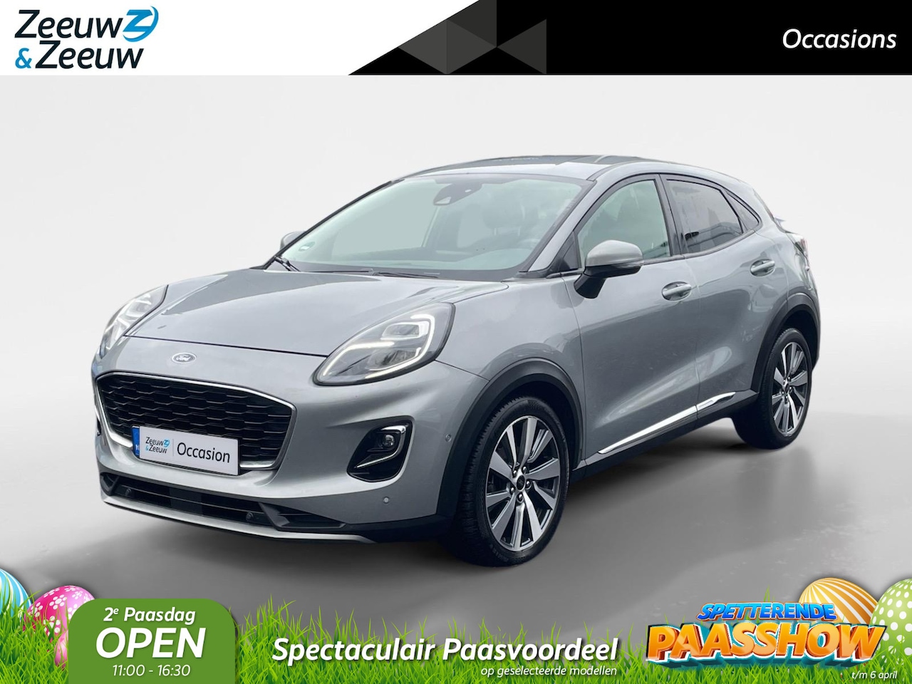 Ford Puma - 1.0 EcoBoost Titanium X 125pk automaat | Dealer onderhouden | Stoel- stuur en voorruitverw - AutoWereld.nl