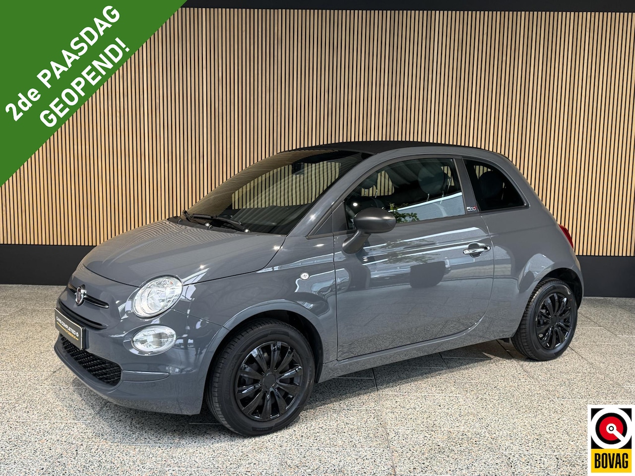 Fiat 500 - 1.0 Hybrid Launch Edition Cabrio dak | Cruise controle - AutoWereld.nl