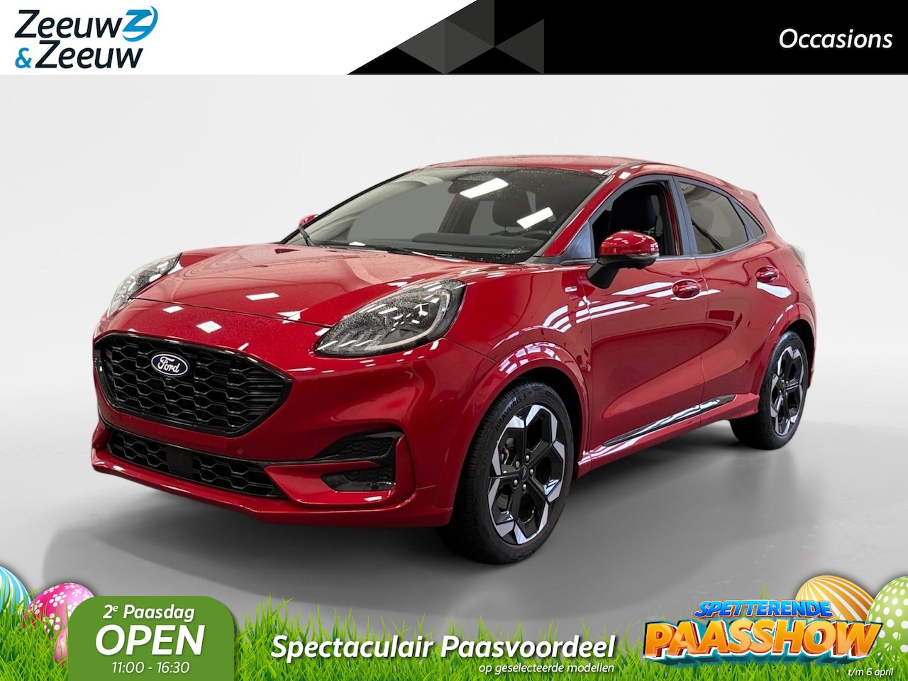 Ford Puma - 1.0 EcoBoost Hybrid ST-Line X | Afneembare Trekhaak | Navigatie | Stoel/Stuur/Voorruitverw - AutoWereld.nl