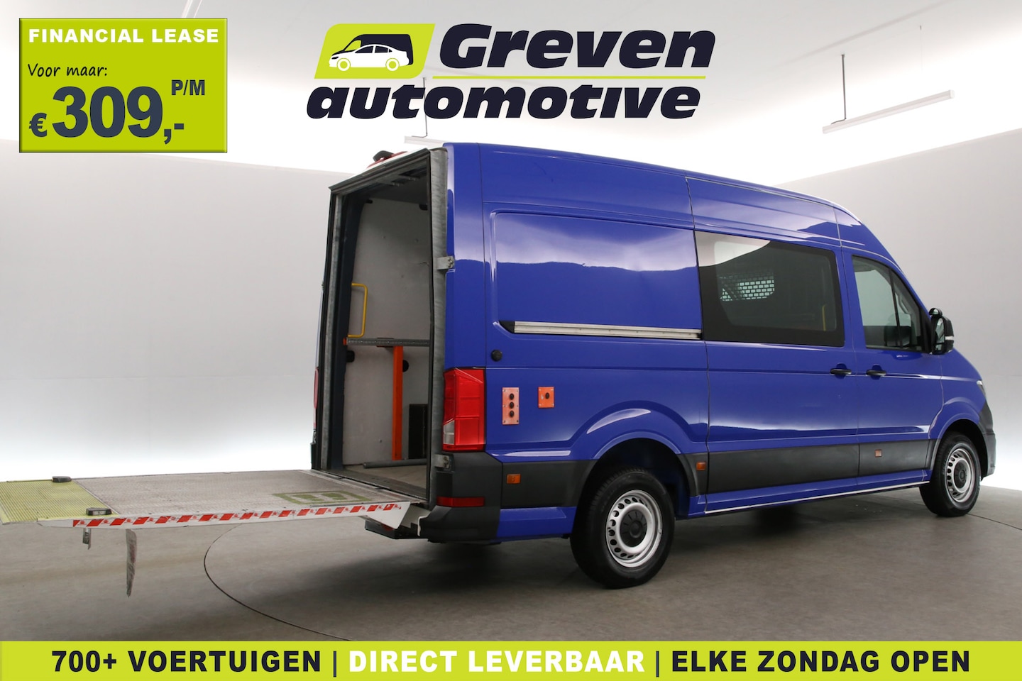Volkswagen Crafter - 2.0 TDI L3H3 | 140PK | Laadklep | Airco | Camera | Cruise | Carplay | Parkeersensoren - AutoWereld.nl