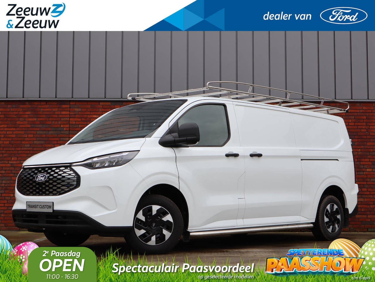 Ford Transit Custom - E-Transit 340 L2H1 Trend 65 kWh | 2x Schuifdeur | 0,99% Financial lease | Trekhaak | Imper - AutoWereld.nl