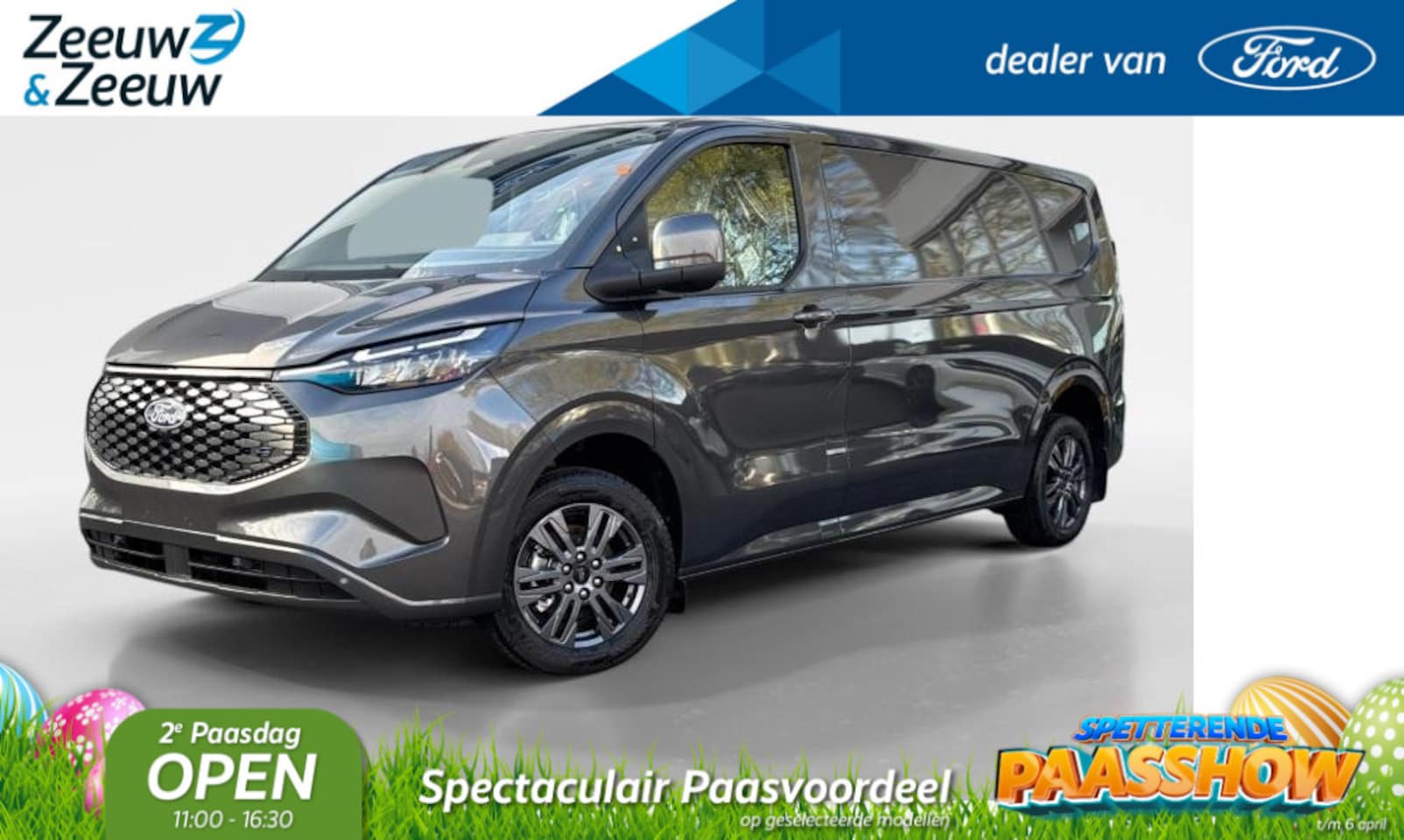 Ford Transit Custom - E-Transit 320 L2H1 Limited 71 kWh 218 pk | Nu 0,99% rente op financial lease | TE BESTELLE - AutoWereld.nl