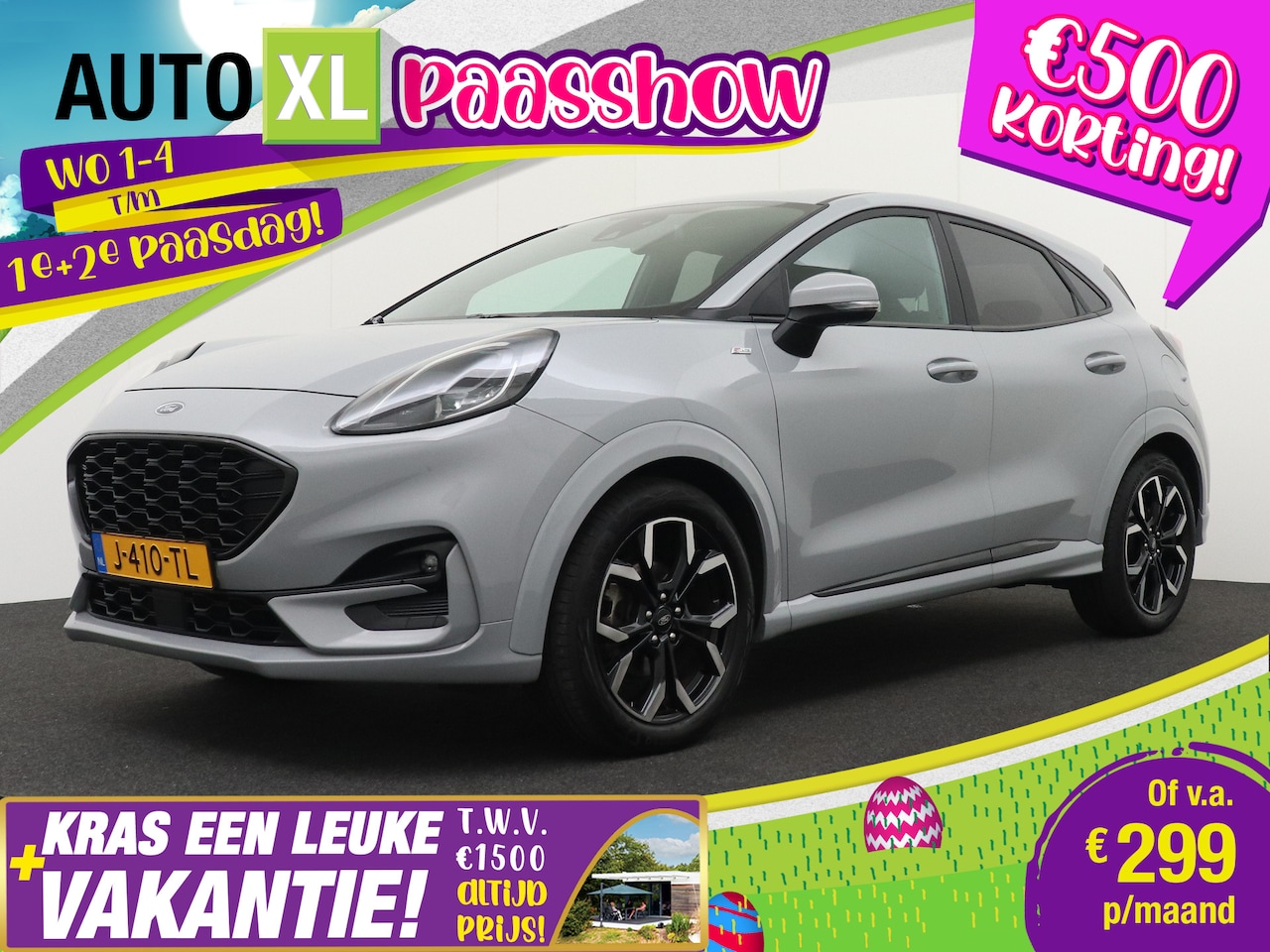 Ford Puma - 1.0 124 PK Aut. ST-Line X Half-Leder Trekhaak B&O-Sound 18'LMV - AutoWereld.nl