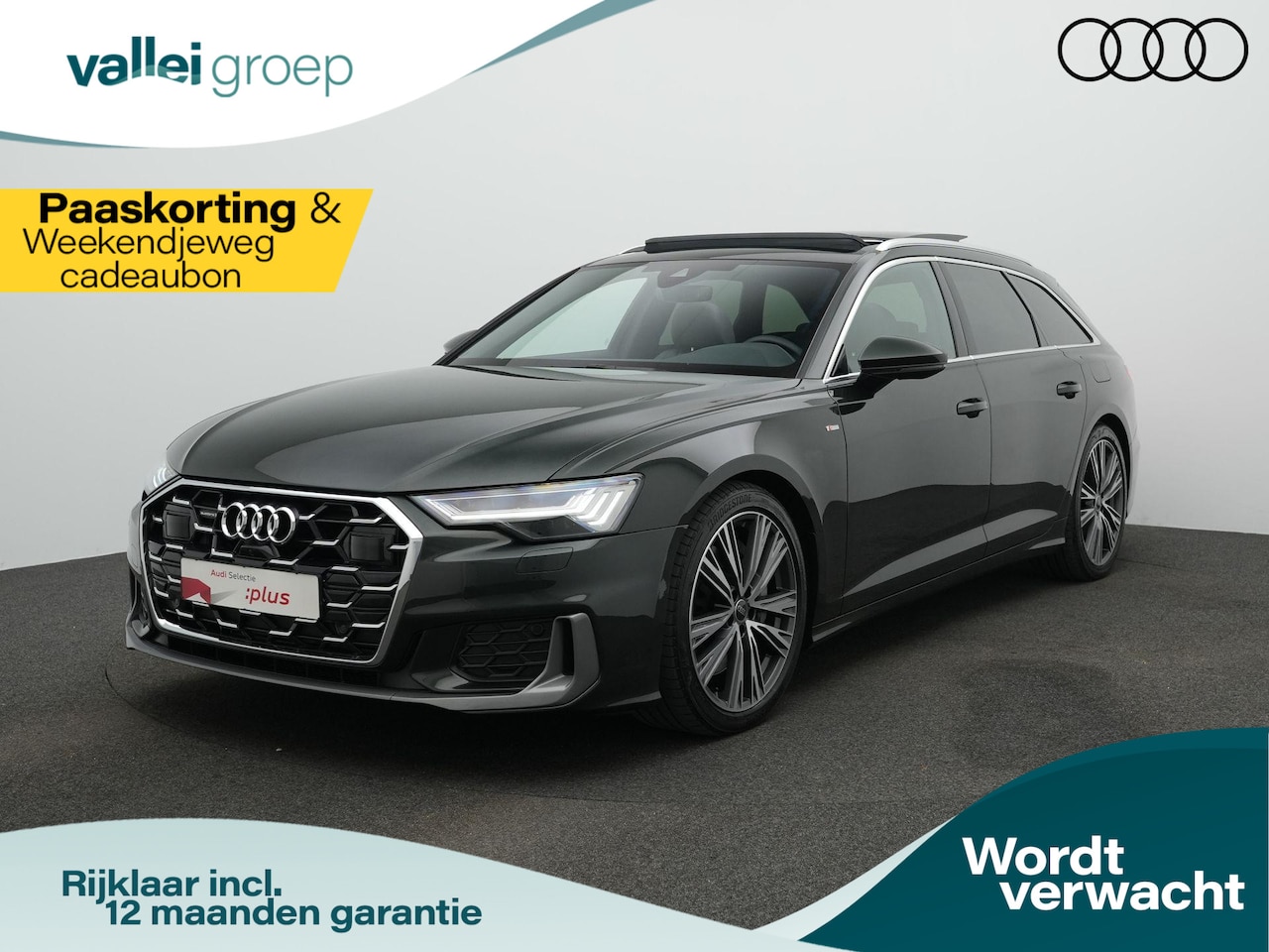 Audi A6 Avant - 50 TFSI e 299 pk quattro S-Line | Panoramadak | HD-Matrix LED | Leder/alcantara | Lederpak - AutoWereld.nl